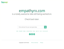 Tablet Screenshot of empathyrx.com